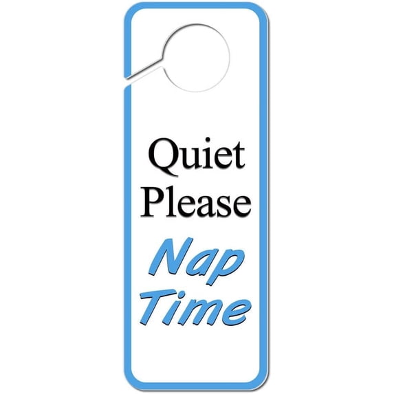 Quiet Please Nap Time Sign