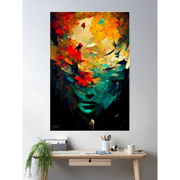 Quiet Poster Wall Art, Modern Wall Decor For Living Room Bedroom, 12x18 UNFRAMED
