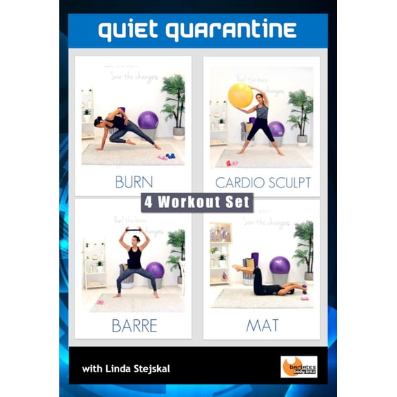 Quiet Quarantine 4 Workouts - Barlates Body Blitz - DVD-R