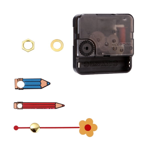 Quiet Quartzs Clock Mechanism Kits with Unique Music Note Fork Pencil Hands for DIY Enthusiasts and Wall Clock Repairs