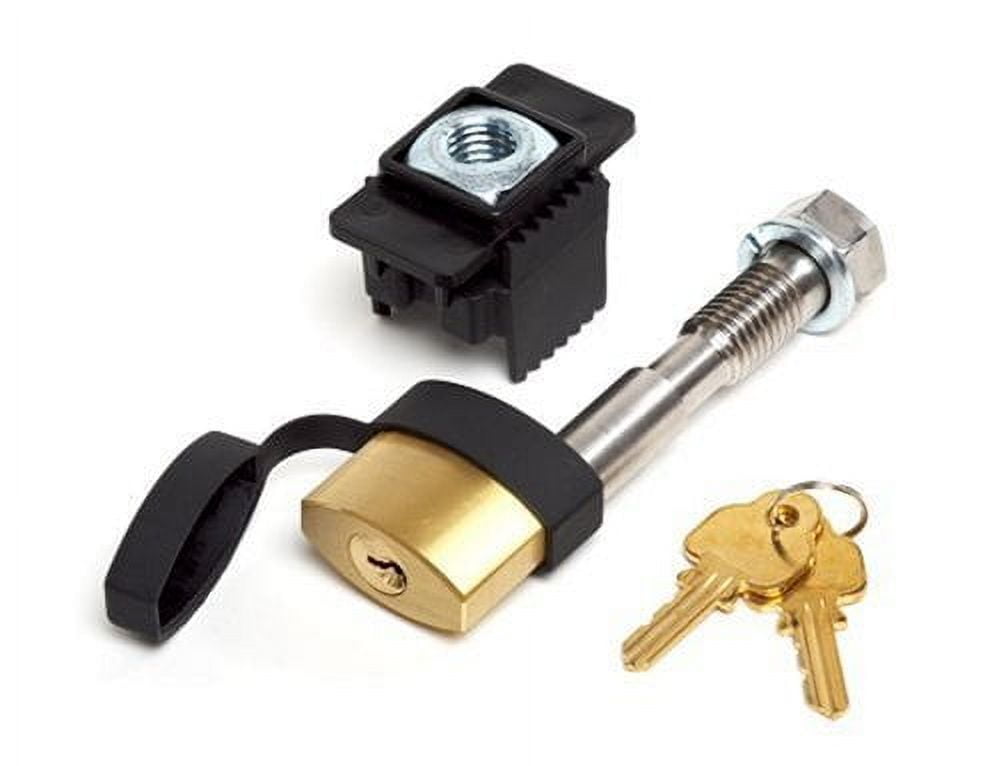Quiet Ride Locking Tightening Hitch Pin; Anti-Rattle for Receiver Hitches, Bike Racks, or Boat Trailers; Silence the "clanking" noise that occurs while towing (25219)