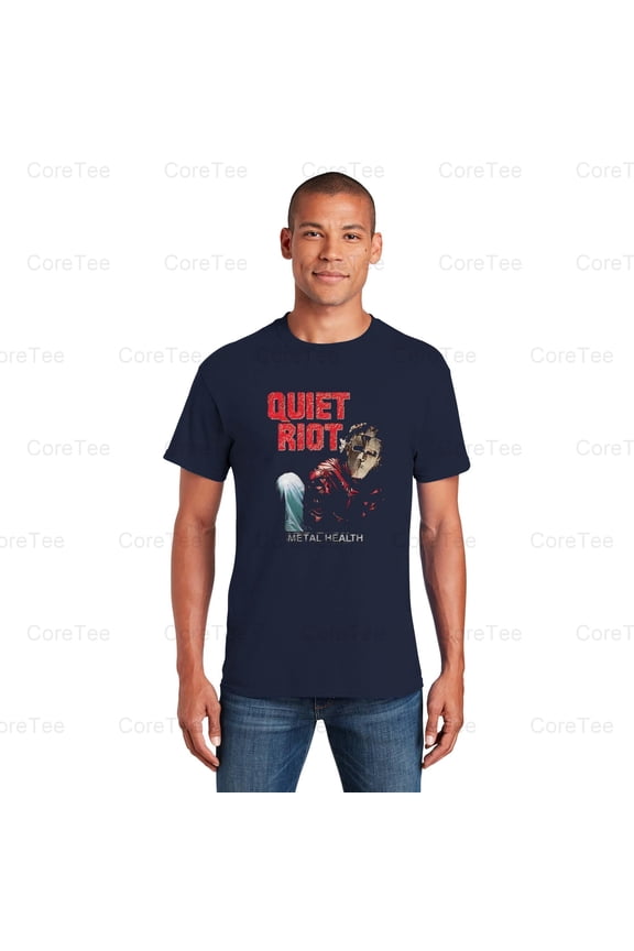 Quiet Riot Rock Concert Merch Tour Vintage Metal Health Bang Head Band T-Shirt Unisex, up to 5XL