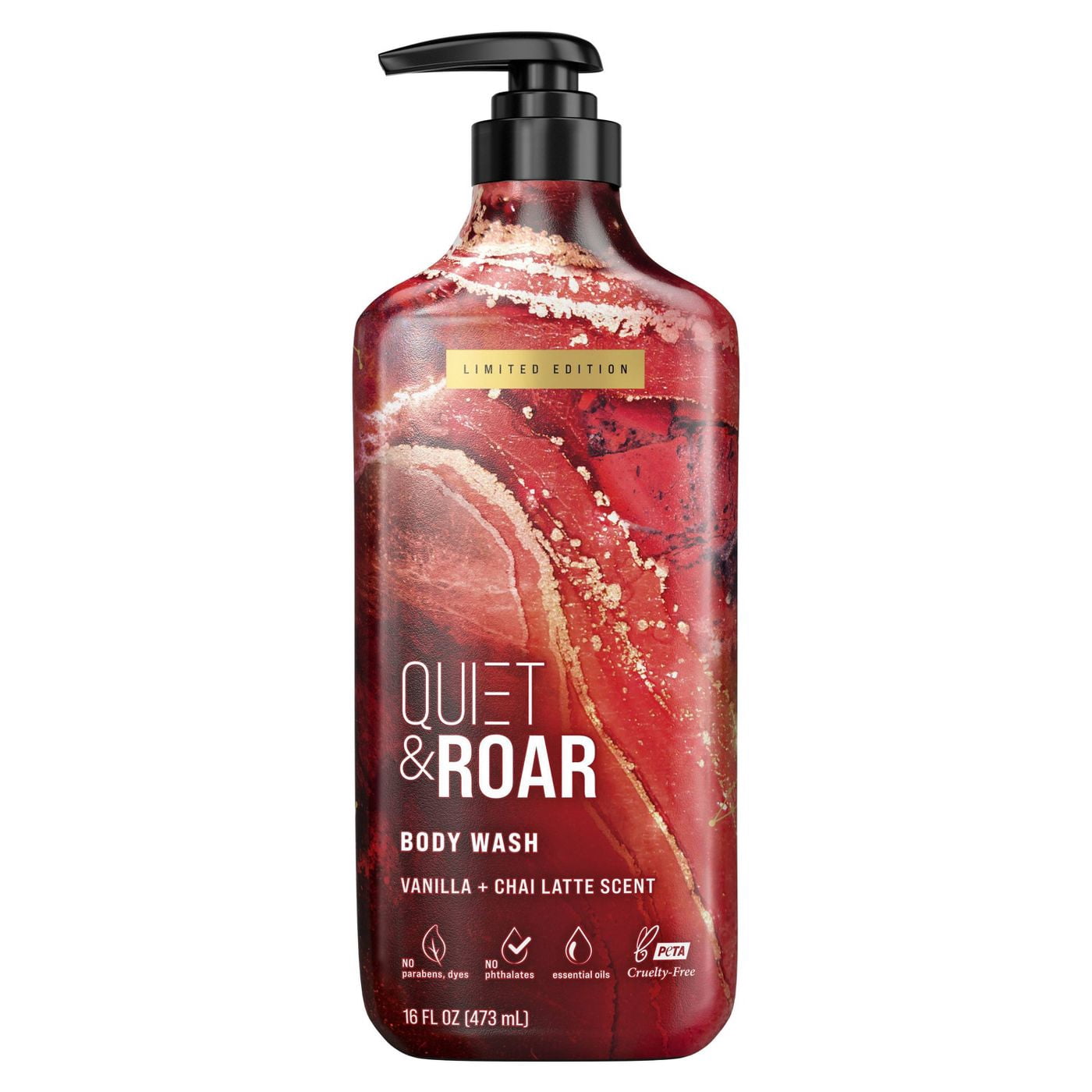 Quiet & Roar Limited Edition Body Wash Vanilla & Chai Latte 16 fl