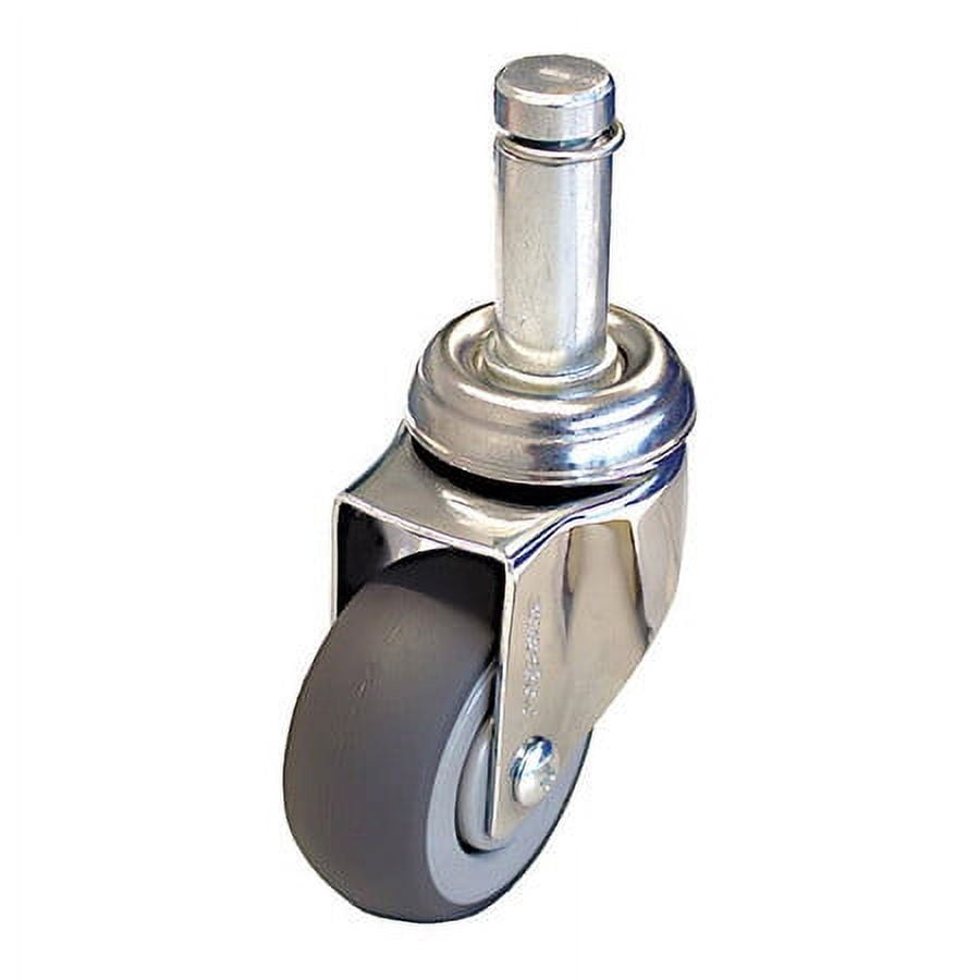 QuietRoll FrictionRing Stem Caster,4"