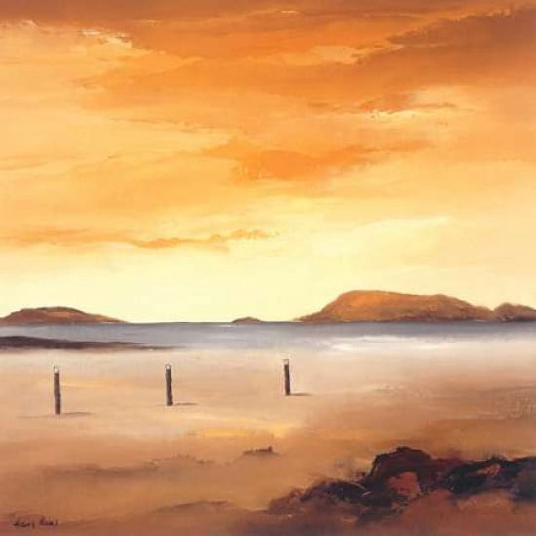 Quiet Sands I Canvas Art - Hans Paus (24 x 24)