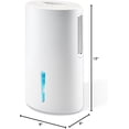 thumbnail image 1 of Quiet Small Dehumidifier for Bedroom  to 1000 Sq.Ft, 68 OZ Water , Auto Shut-Off, Portable Dehumidifier for Bathroom,Apartmen,tCloset, RV, Small Spaces with 7 Color LED Lights, 1 of 6