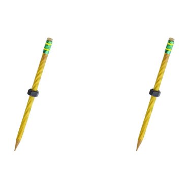 Adhd Threaded Pencil, With Eraser & Pencils Sharpener, Quiet