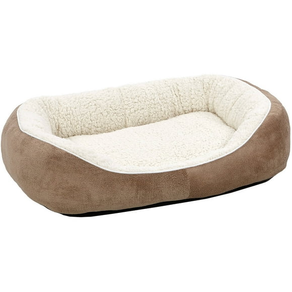 Quiet Time Cuddle Large Dog Bed Extra Thick Cushioned, Brown