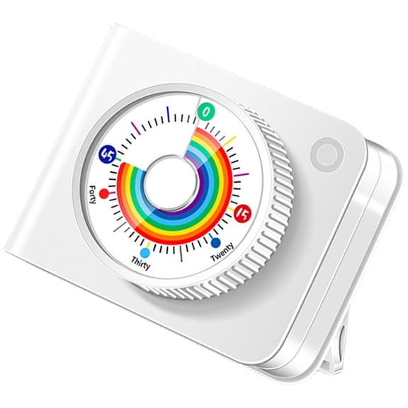 Quiet Timers For Kitchen Baking Study LED Display Noiseless Design Sturdy ABS Modern Homes Essential