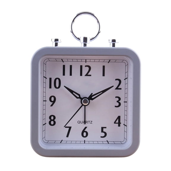 Quiet Travel Alarm Clock Battery Operated Analog Alarm Clock With Clear Display For Home Or Camping