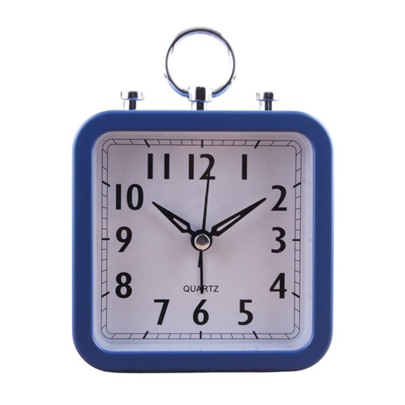 Quiet Travel Alarm Clock Battery Operated Analog Alarm Clock With Clear Display For Home Or Camping