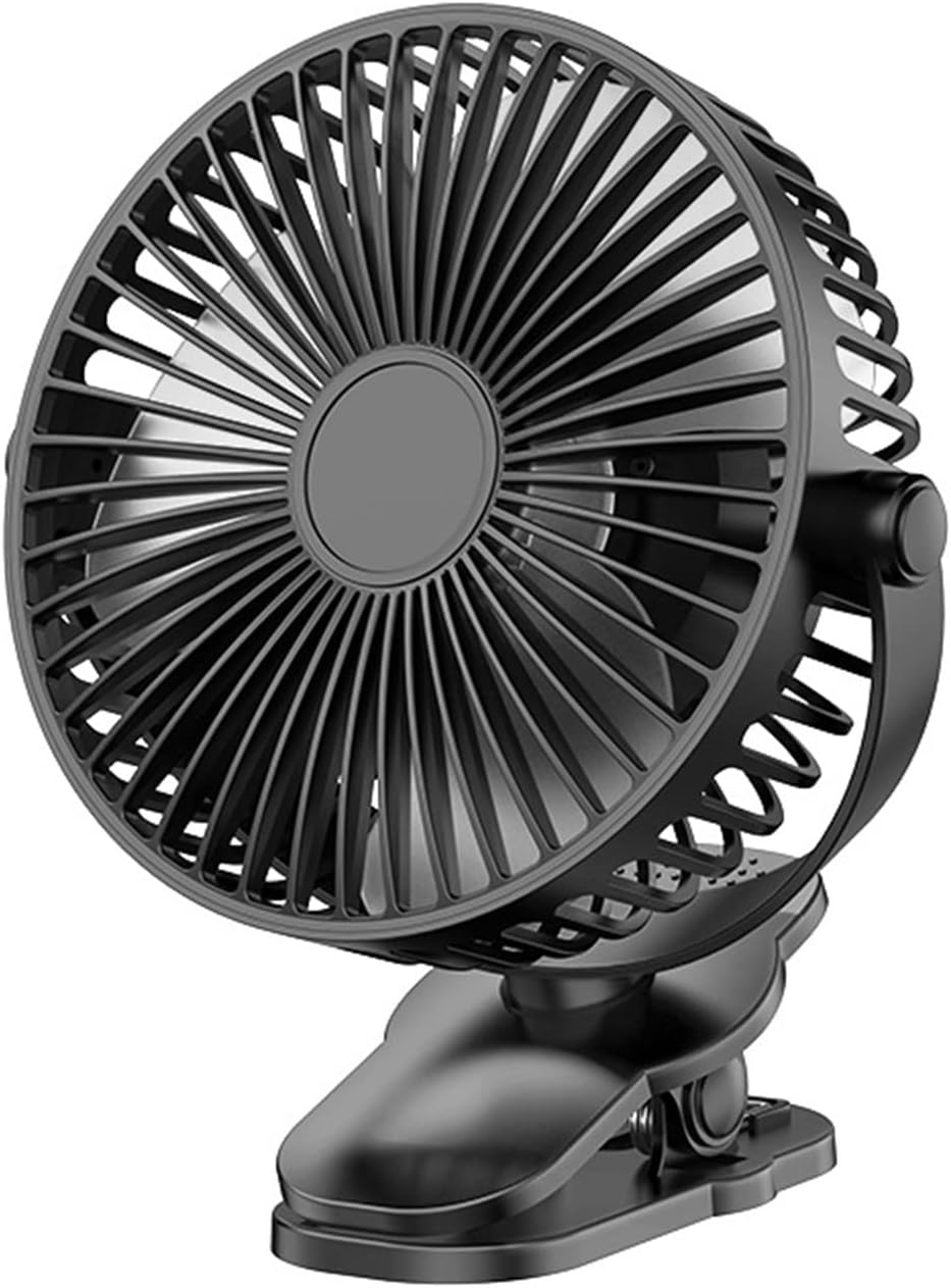 Quiet USB Desk Fan With Clip, Small But Powerful, Portable Quiet 5