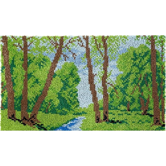 Quiet Woods | Rug Making Latch Hooking Kit