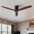 Quiet and Stylish XNGGNG Low Profile Solid Wood Blade Ceiling Fan Energy Efficient Addition to