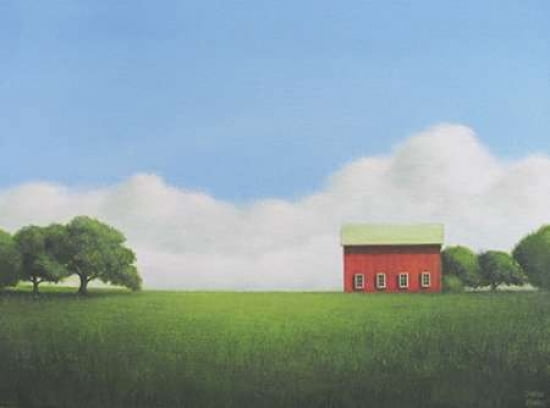 Quiet on a Summers Day Canvas Art - Sharon France (18 x 24)