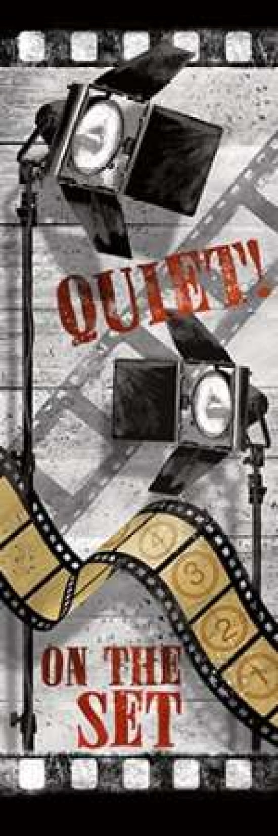 Quiet on the Set Canvas Art - Conrad Knutsen (12 x 36)