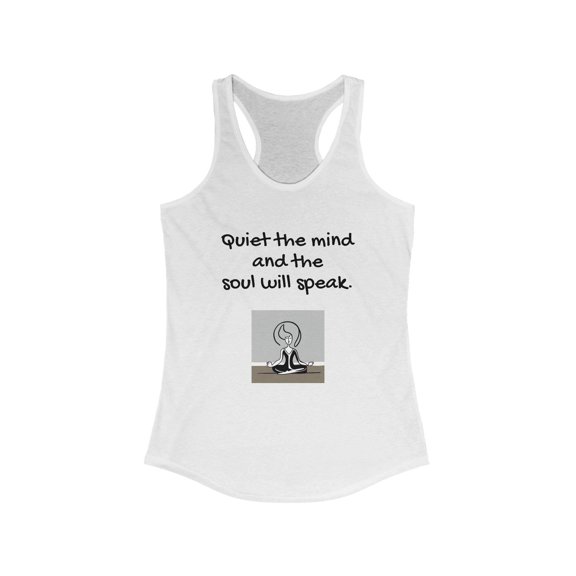 Quiet the Mind Women's Ideal Racerback Tank