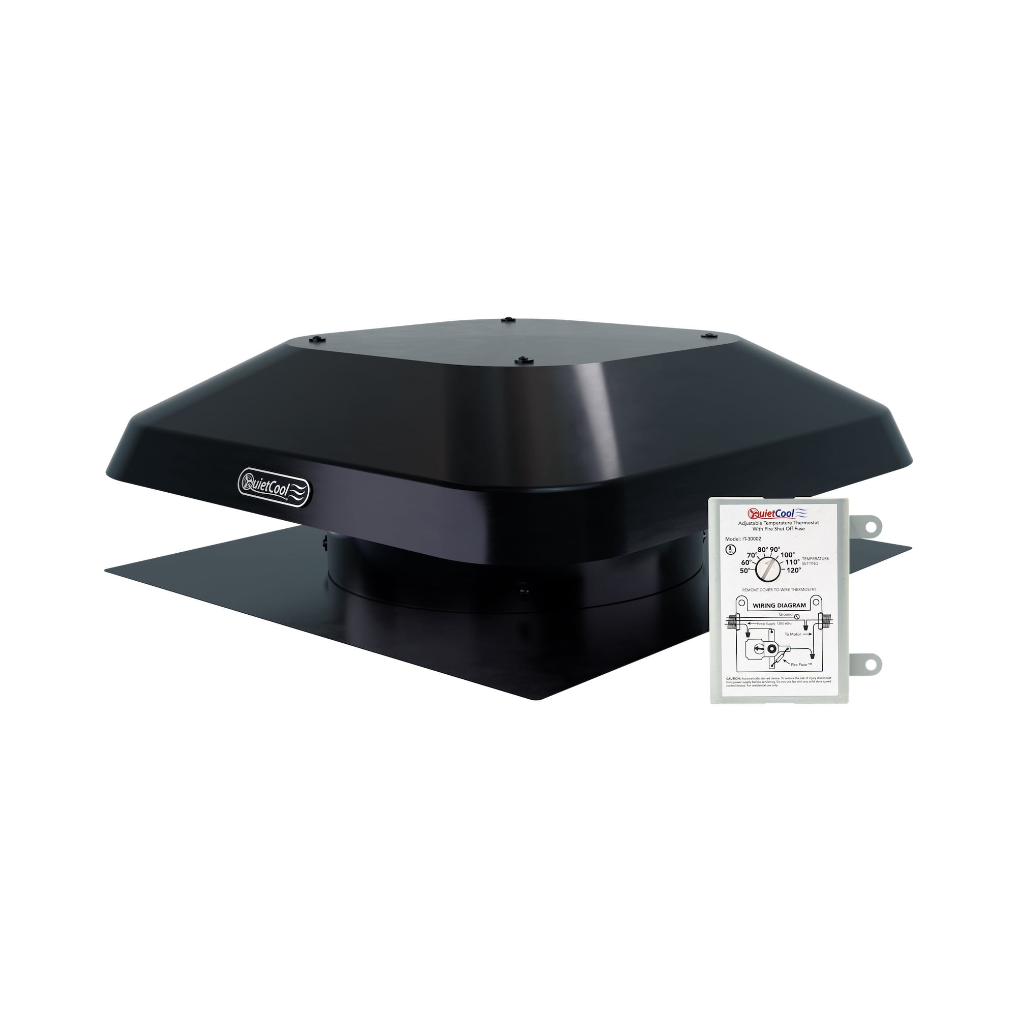 QuietCool AFR PRO1.3 Roof Mount Attic Fan 1266 CFM Adjustable