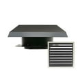 thumbnail image 1 of QuietCool RM WHF-4.0-DG1 Roof Mount Whole House Fan - For Flat Roof Homes with No Attic - Up to 3543 CFM - As low as 219 Watts - Three Speed - Included 24" Damper Grille, and Wireless RF Control, 1 of 11