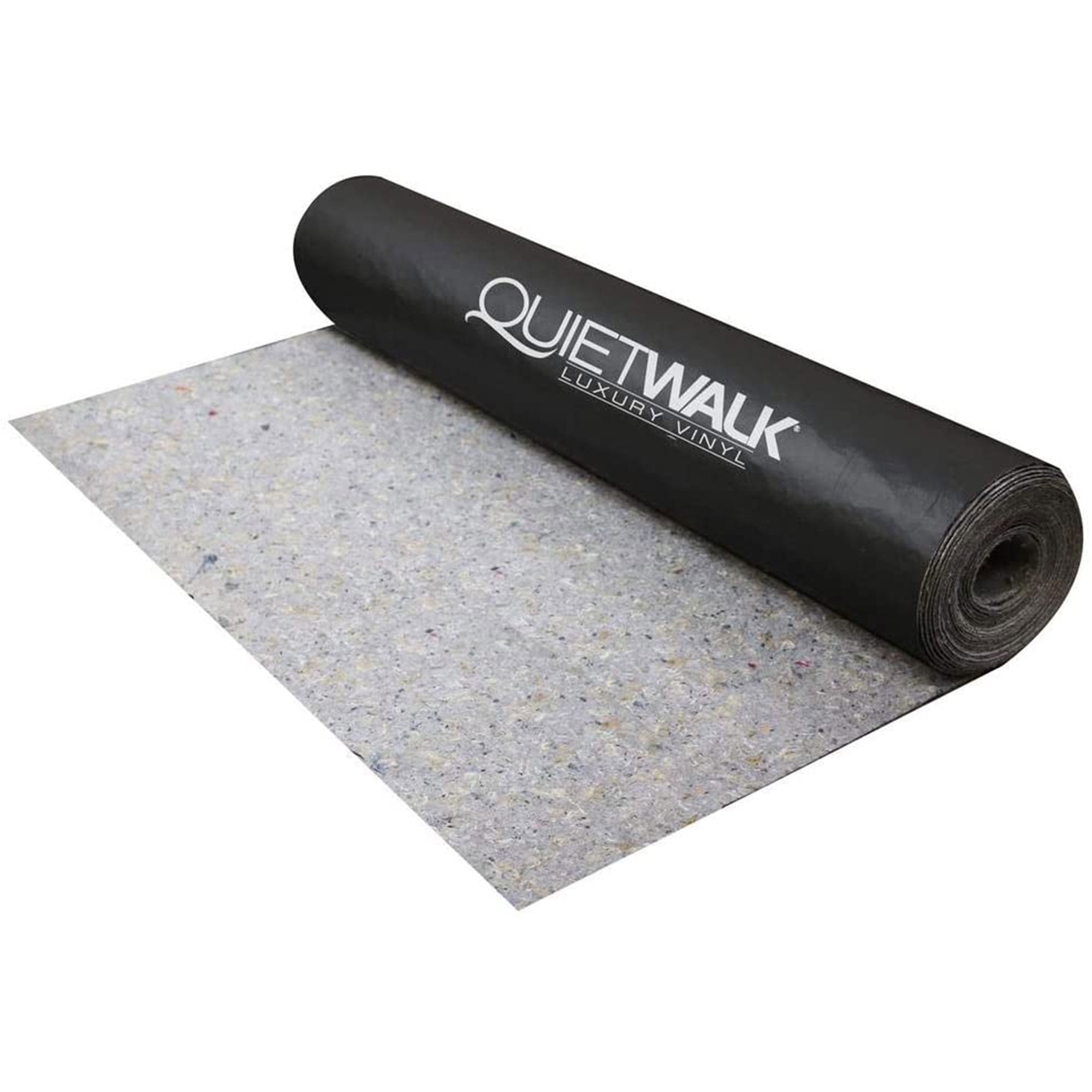 QuietWalk Black and Gray Luxury Vinyl Flooring Underlayment