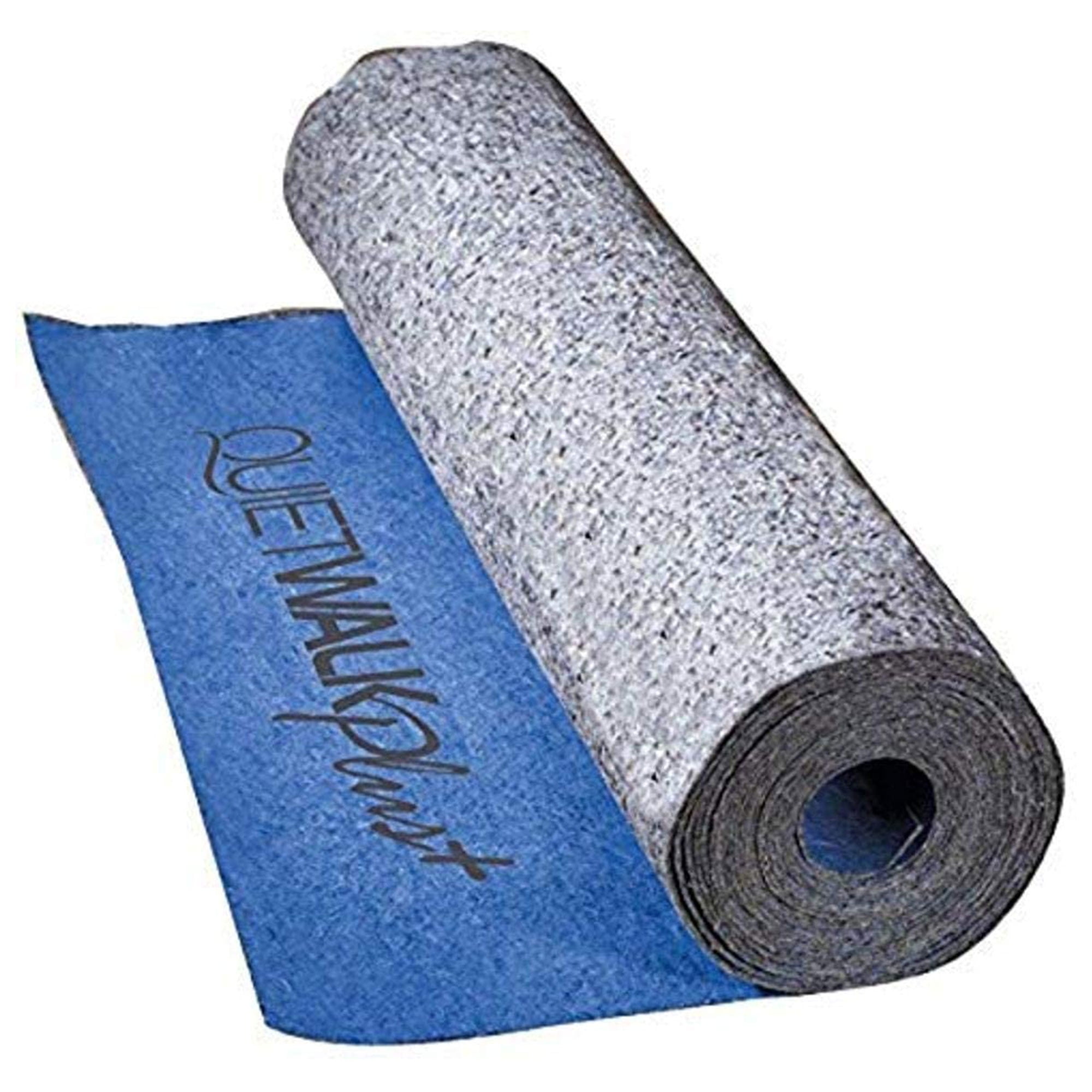 QuietWalk Plus Blue and Gray Felt Flooring Underlayment Roll
