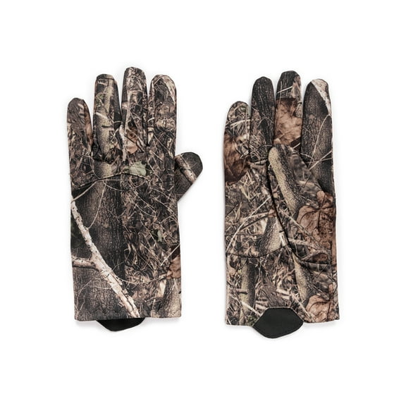 QuietWear Men's Wind Resistant Faux Fur Lined Gloves