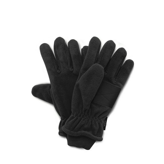 Quiet Wear Cuffed Fleece Glove, Black, Large - 7006293008-L