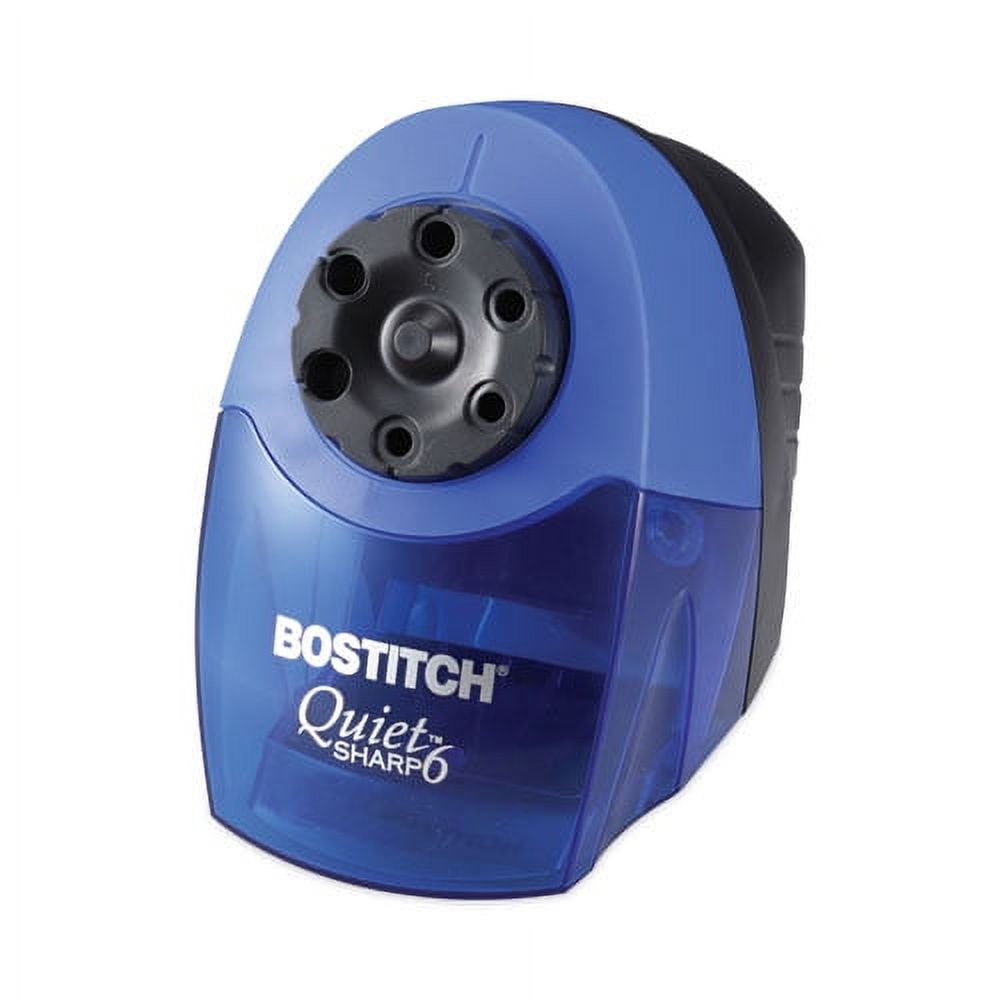 "Quietsharp 6 Classroom Electric Pencil Sharpener, Ac-Powered, 6.13 X 10.69 X 9, Blue | Bundle of 2 Each"