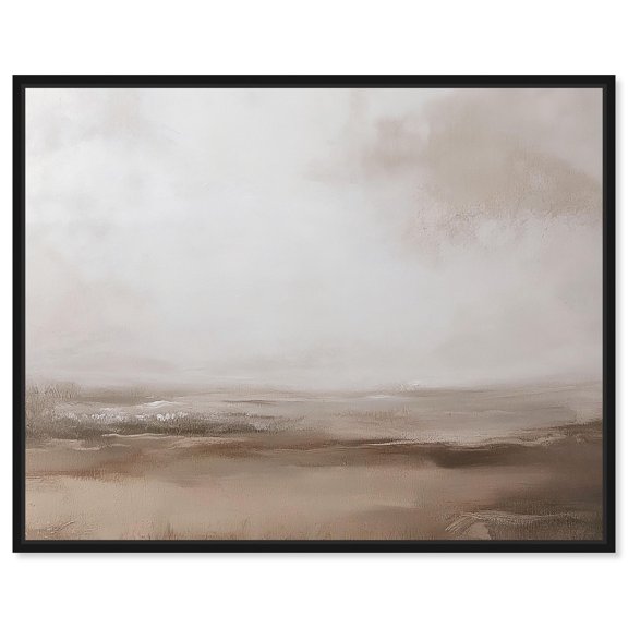 Quietude I Canvas Print Vintage Art by Art Remedy, Black Frame, 30 x 24