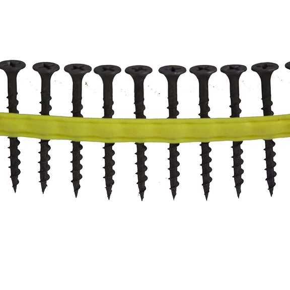 Quik Drive DWC158PS Drywall Screws 1 5/8-Inch Bugle Head, Sharp Point with Gray Phosphate Coating Single Pack