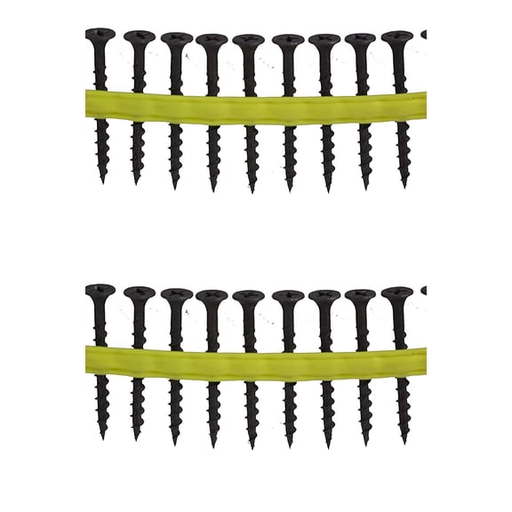 Quik Drive DWC158PS Drywall Screws 1 5/8-Inch Bugle Head, Sharp Point with Gray Phosphate Coating Tw k