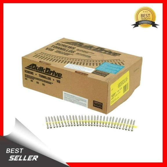 Netmagic Quik Drive WSV2S 2000pk Fast Driving #9 x 2" Subfloor Screws New Construction & DIY Use, Standard Hardware Spec