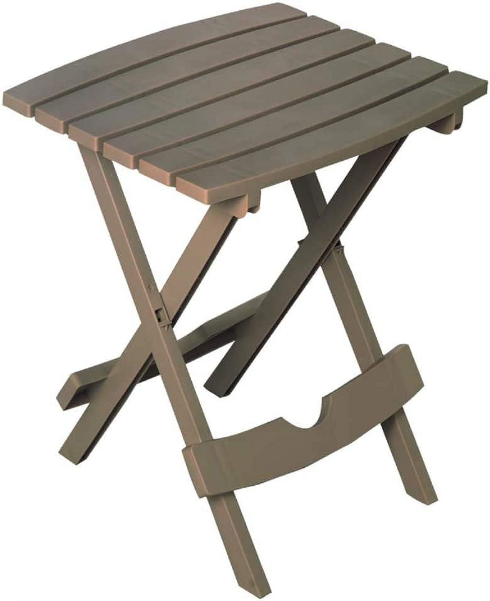Portobello Resin Folding Side Table - UV and Weather Resistant
