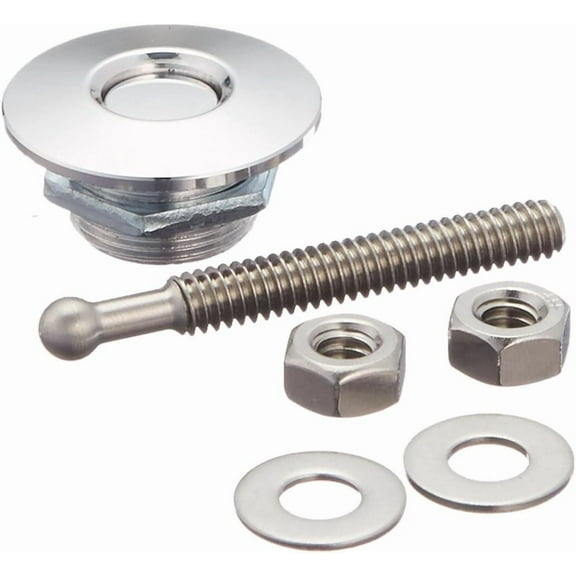 Quik-Latch Products QL-25-SP 1.25" Diameter Polished Aluminum Mini Quick Release Latch