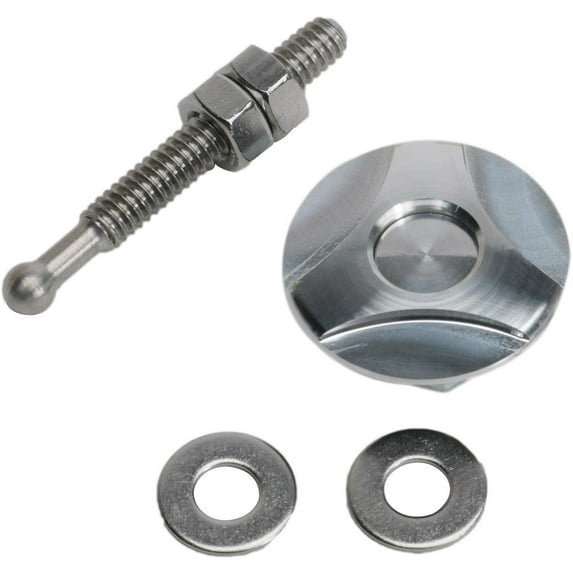 Quik Latch QL-25-TWS Twist Lock Hood Pins, Silver