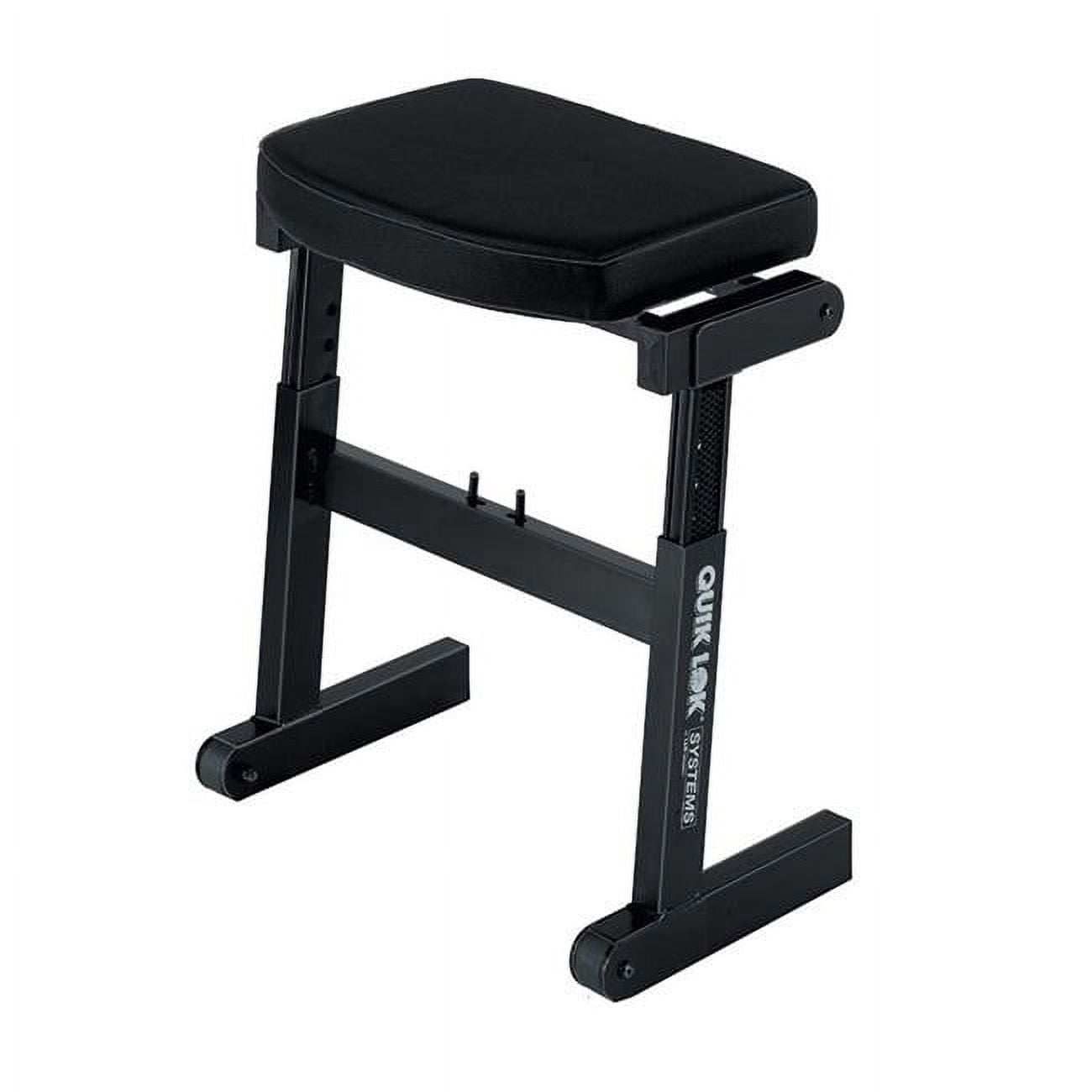 Quik Lok USA BZ-7BK-U Rapid Set-Up Musicians Seat 7 Height Positions