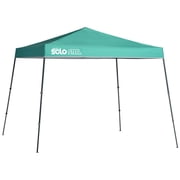 Quik Shade 11 X 11 Solo Steel 72 Square Feet Of Shade Slant Leg Outdoor Pop-Up Canopy, Turquoise
