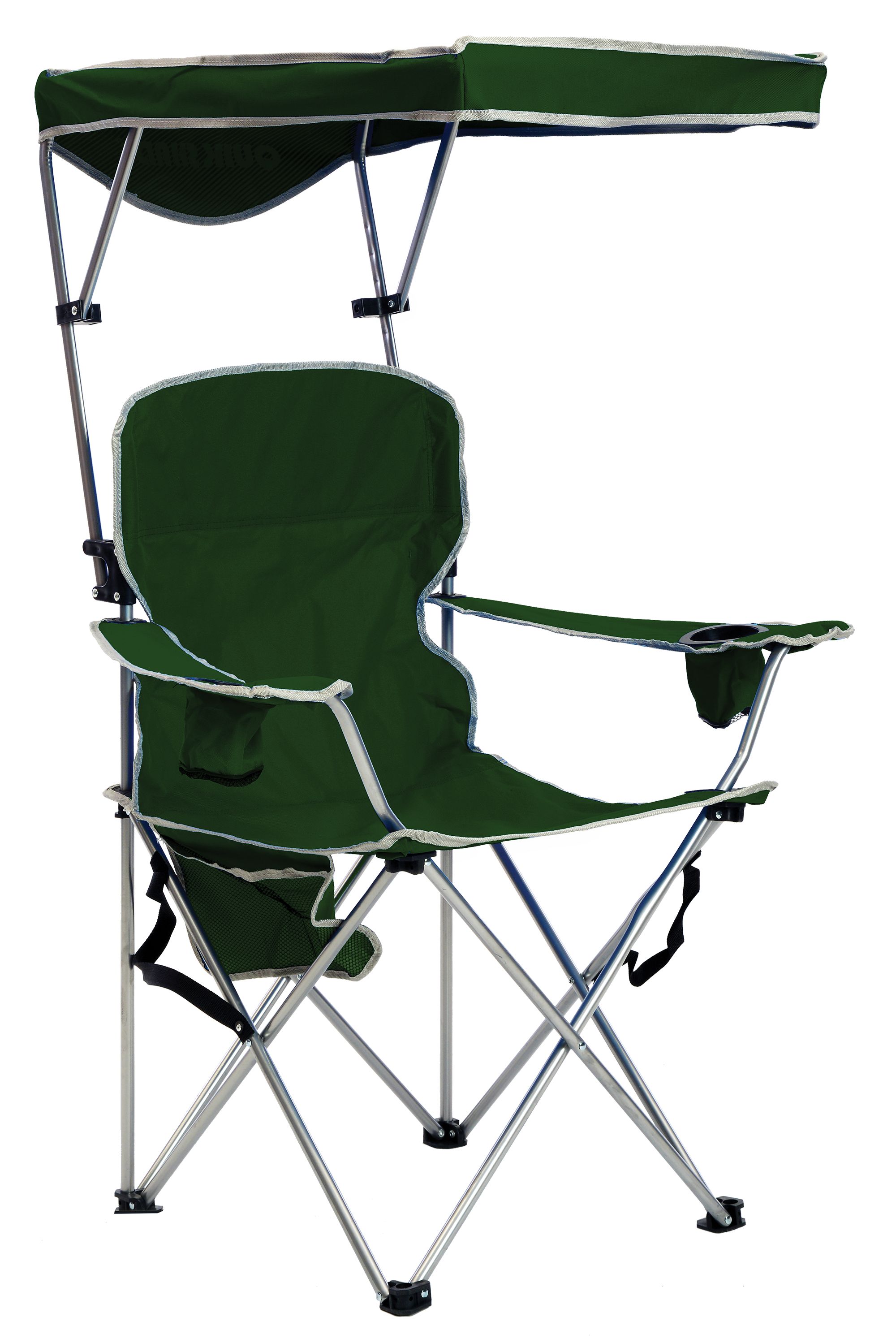 Quik Shade Full Size Folding Chair, Forest Green, Lawn Chairs - image 1 of 5