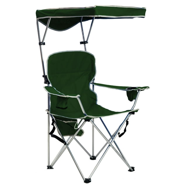 Quik Shade Full Size Folding Chair, Forest Green, Lawn Chairs