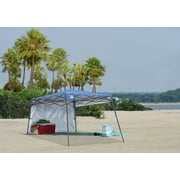 Quik Shade Go Hybrid 7 x 7 Foot Compact Slant Leg Outdoor Pop Up Canopy, Blue