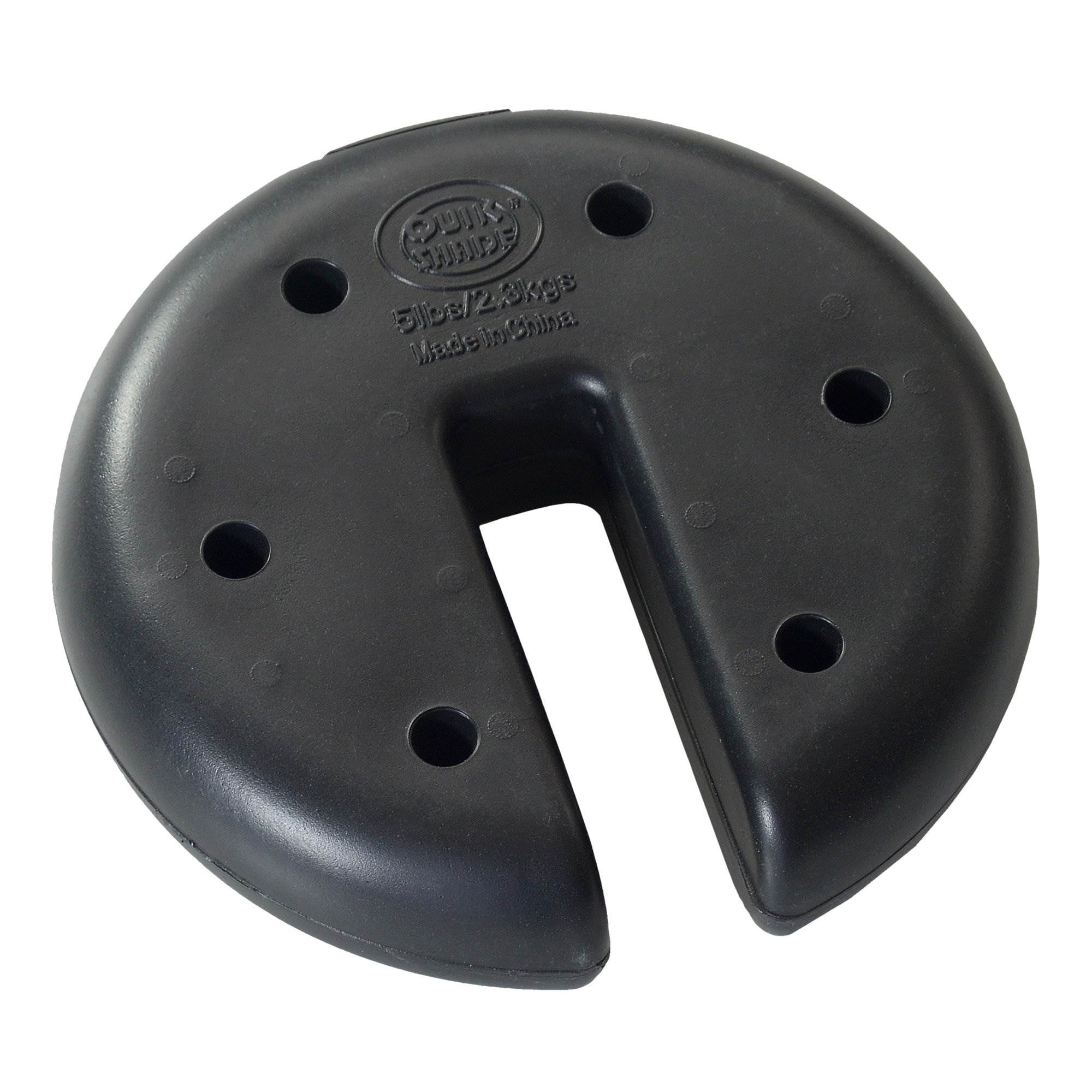 Black Heavy Duty Cement Canopy Weight Plates Set of 4