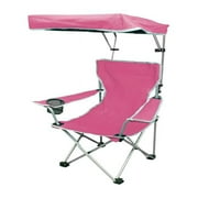 Quik Shade Kids Adjustable Canopy Camp Folding Chair - Pink