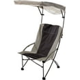 thumbnail image 1 of Quik Shade Pro Comfort Adult High Back Adjustable Shade Folding Chair - Tan/Black, 1 of 7