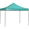 thumbnail image 1 of Quik Shade 10' X 10' Solo Steel 100 Square Feet Of Shade Straight Leg Outdoor Pop-Up Canopy, Turquoise, 1 of 8