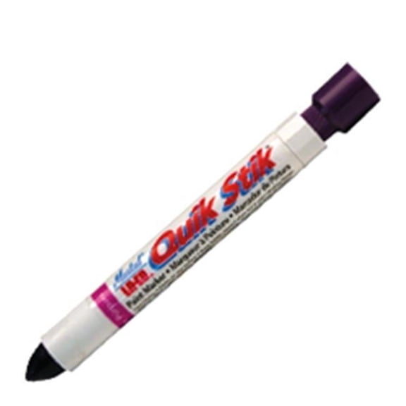 Quik Stik® All Purpose Solid Paint Marker, White, 11/16 in Tip, 6 in L, Carded