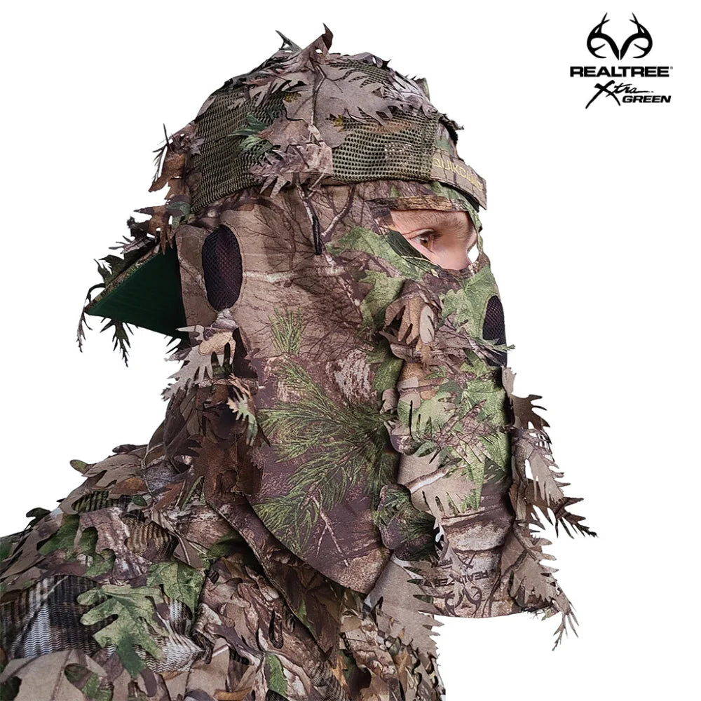 QuikCamo 2-in-1 REAR Leafy Face Mask And Camo Hat (Fitted) | Xtra ...