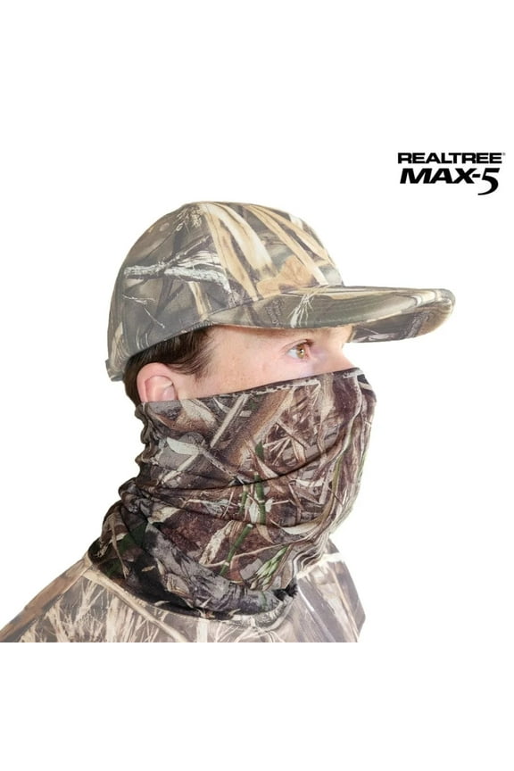 Multifunctional Face Mask Neck Gaiters, REALTREE MAX-5 Camo