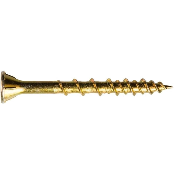 Simpson Strong-Tie Subfloor Screw WSV134S - T25 Star Drive, Yellow-Zinc - 2000ct, 1.75 In