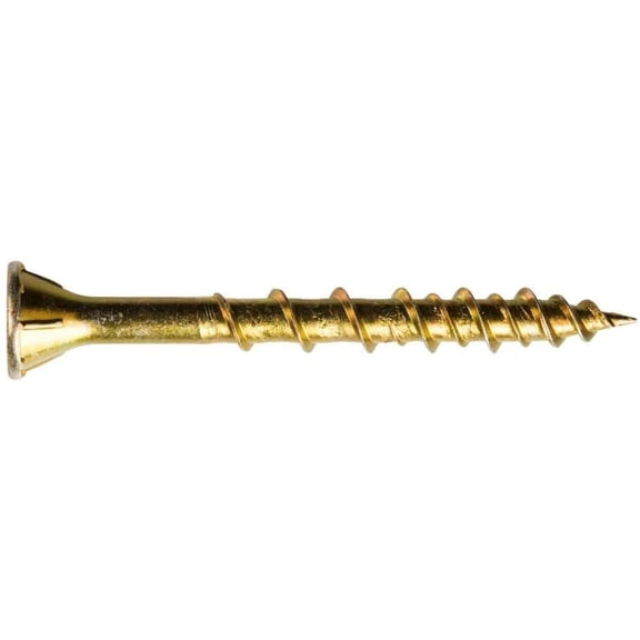 Simpson Strong-Tie Subfloor Wood Screw WSV2S T25 - Steel, Yellow Zinc - 2000ct, 2 In.