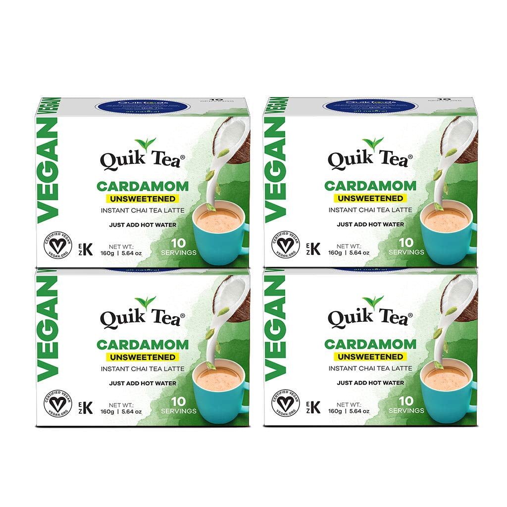 QuikTea Vegan Cardamom Chai Tea Latte